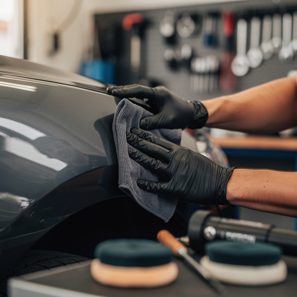 Kenny's Collision Center, Inc. San Diego certified technician performing quality auto body repair in San Diego, California